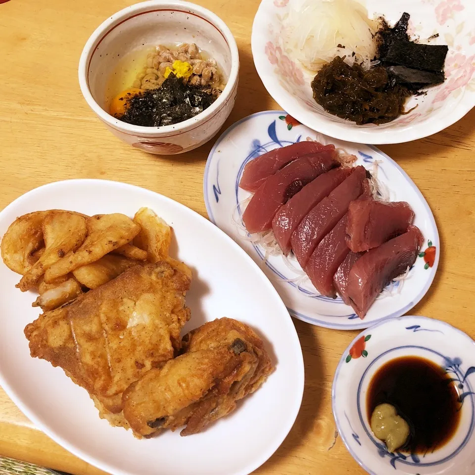 Snapdishの料理写真:カツオ刺身🐟|Makokoさん