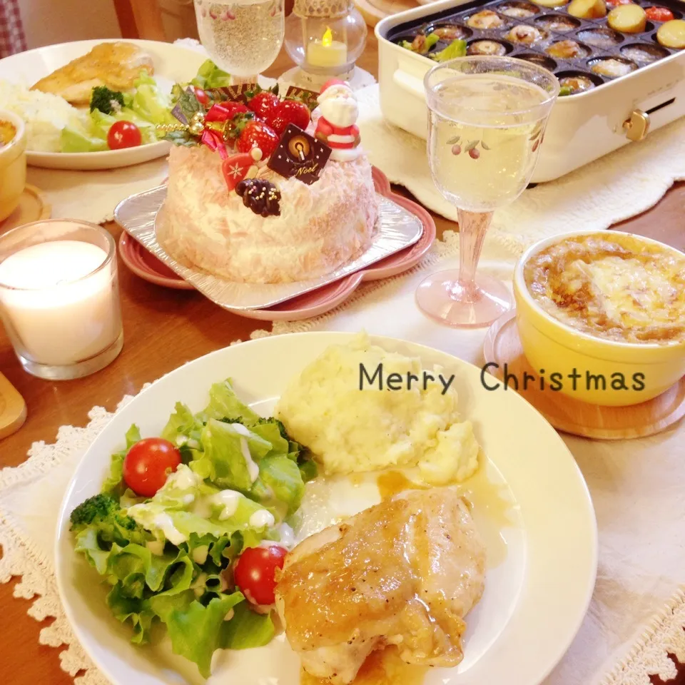 Merry Christmas💛鶏肉のレモンバターソテー|party martyさん