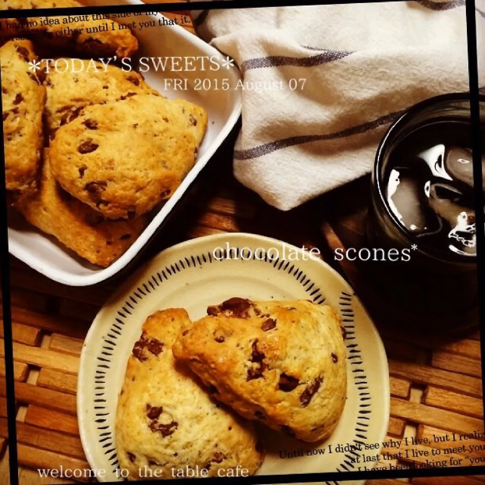 チョコレートスコーン☆|mimineisannさん