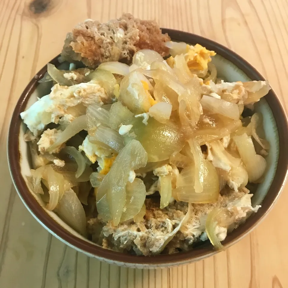 息子が帰省して作ってくれたカツ丼|ネネのおやつ☆さん