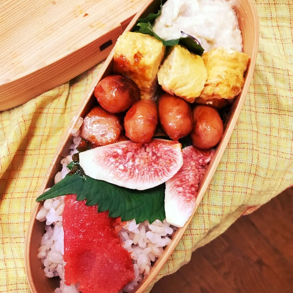 Snapdishの料理写真:曲げわっぱ弁当|ネネのおやつ☆さん