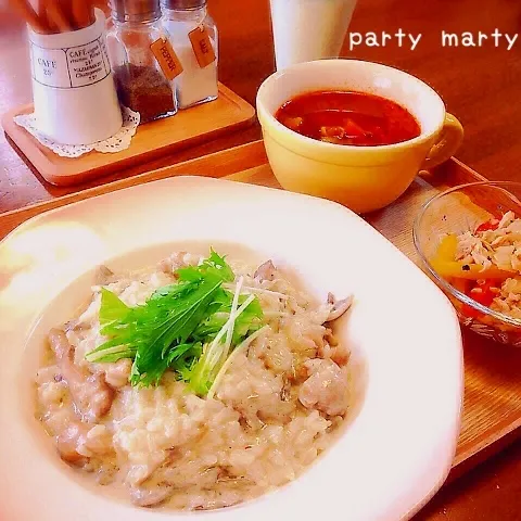 濃厚クリームリゾット♪|party martyさん