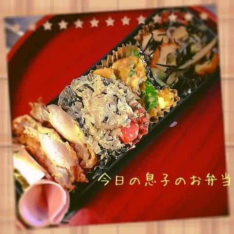 Snapdishの料理写真:今日は寒いね！お弁当。|ネネのおやつ☆さん