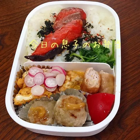 息子のお弁当(・∀・)|ネネのおやつ☆さん