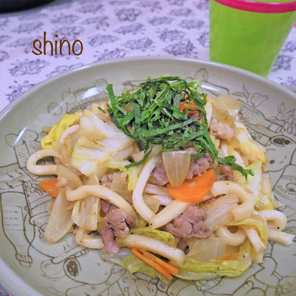 お手軽焼うどん♪笑|shinoさん