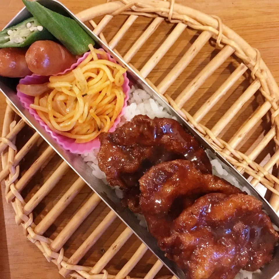 Snapdishの料理写真:ソースカツ丼弁当|なつこいっきママさん