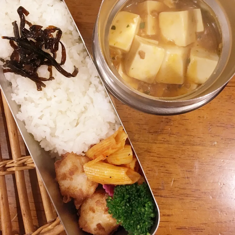 麻婆豆腐弁当|なつこいっきママさん