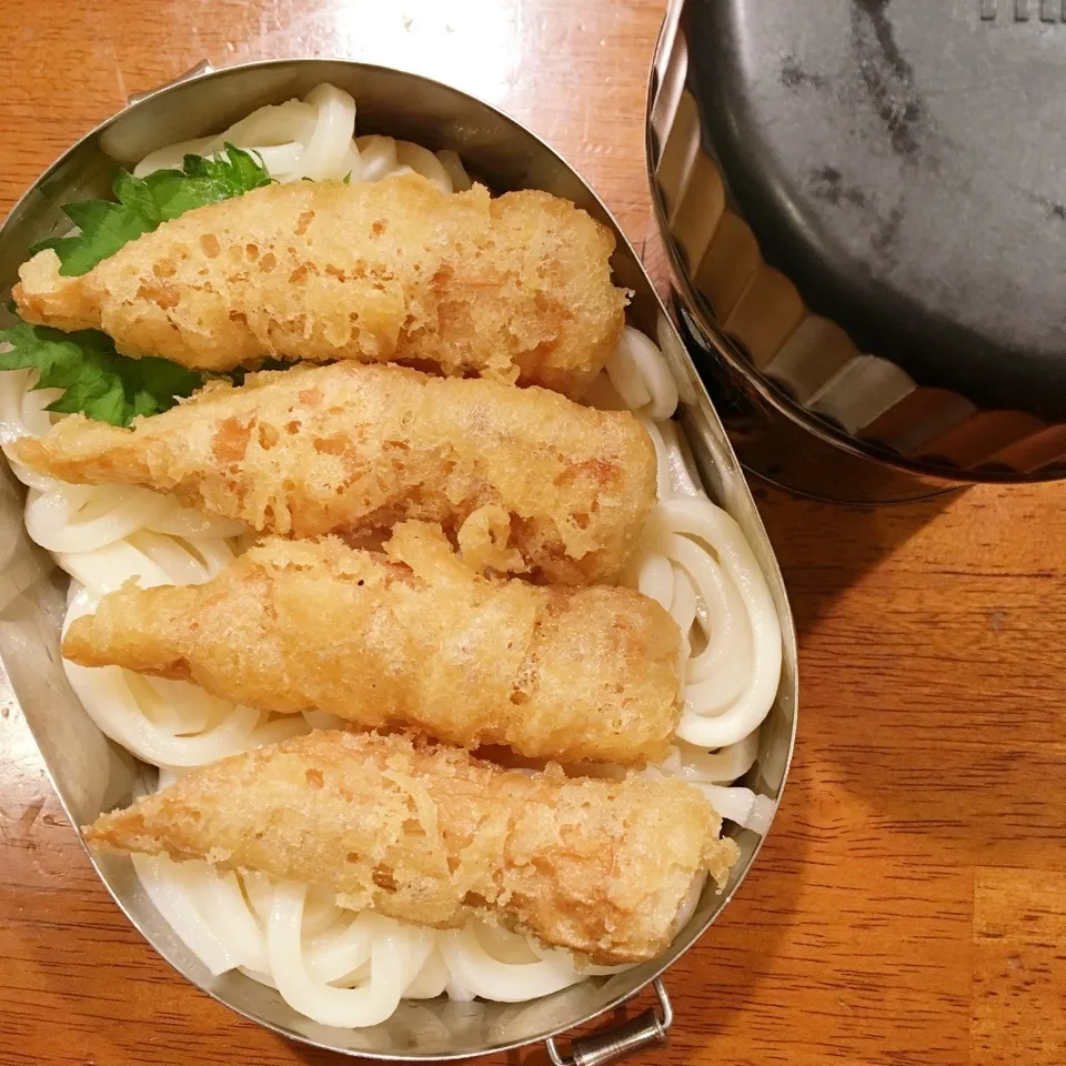 ちくわ天うどん弁当|なつこいっきママさん