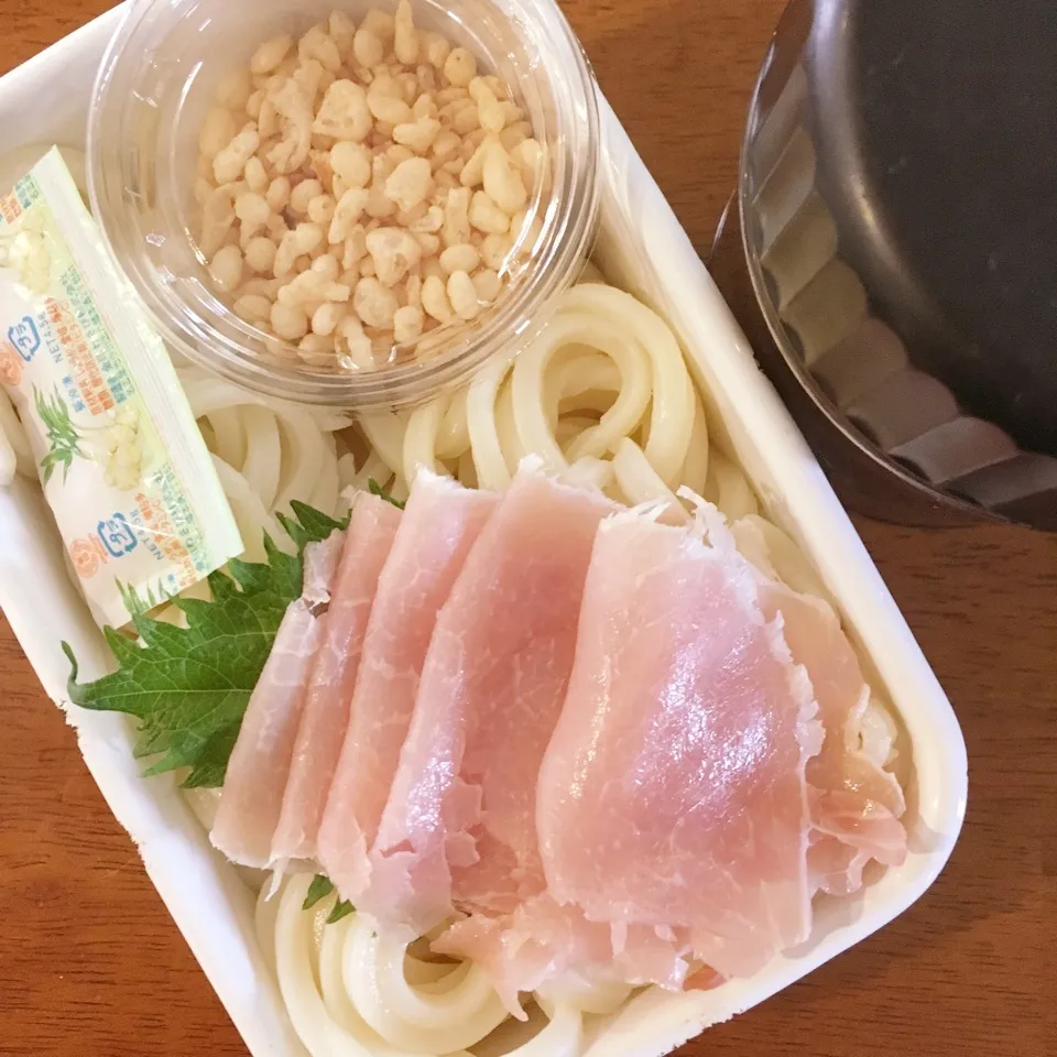 生ハムうどん弁当|なつこいっきママさん