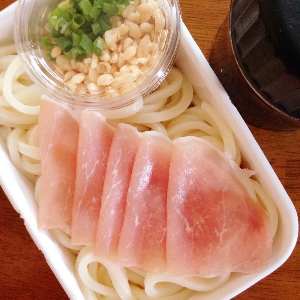 生ハムうどん弁当|なつこいっきママさん