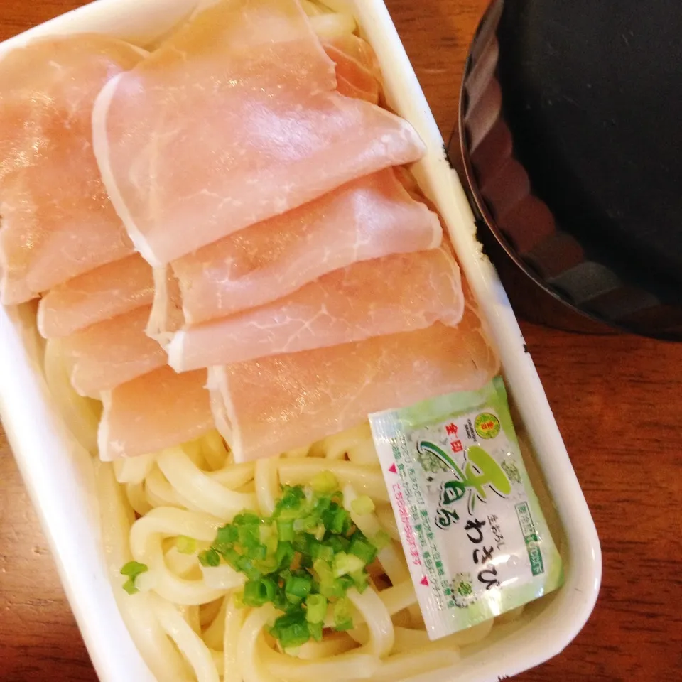 生ハムうどん弁当|なつこいっきママさん