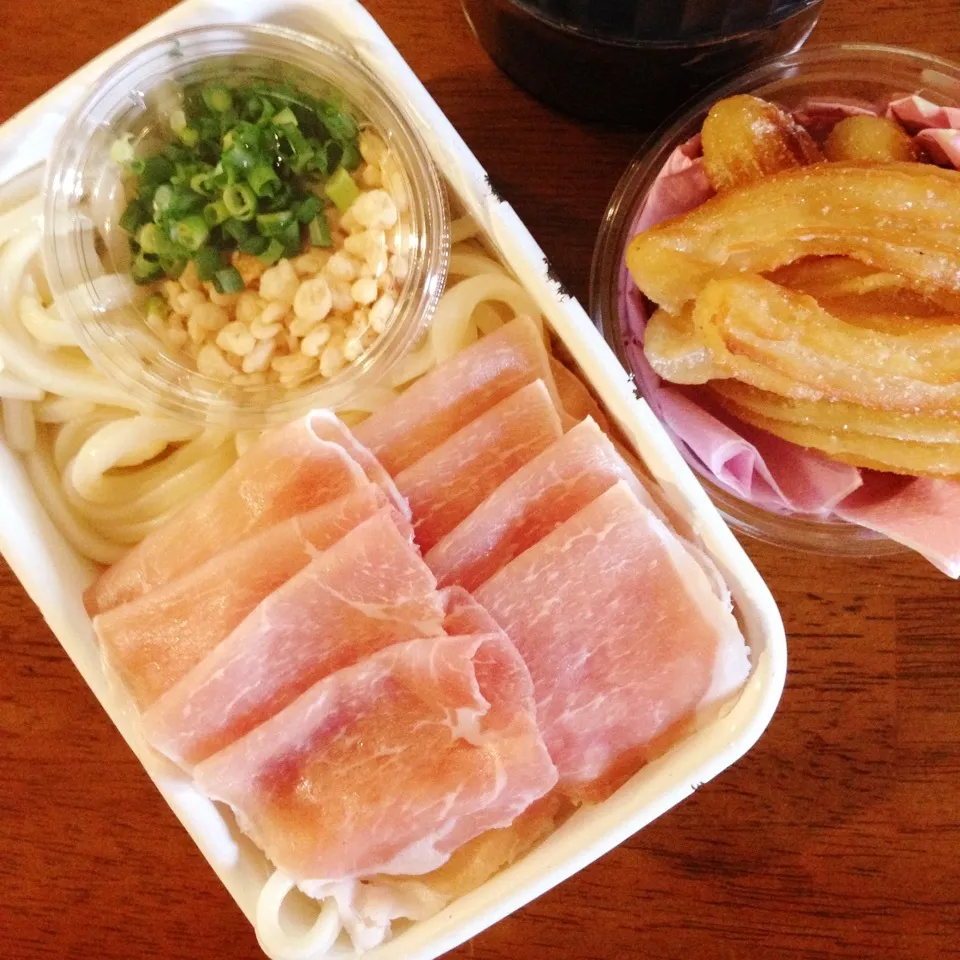 生ハムうどん弁当|なつこいっきママさん