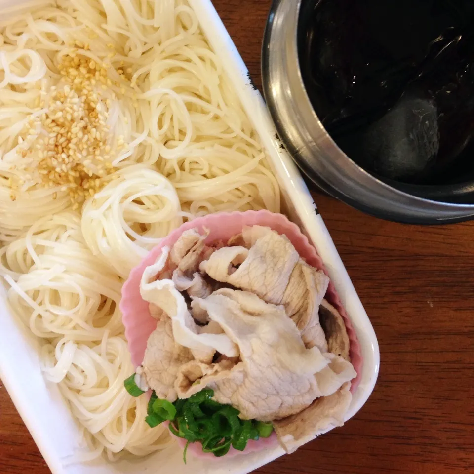 豚しゃぶそうめん弁当|なつこいっきママさん