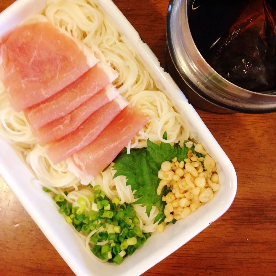 生ハムそうめん弁当|なつこいっきママさん