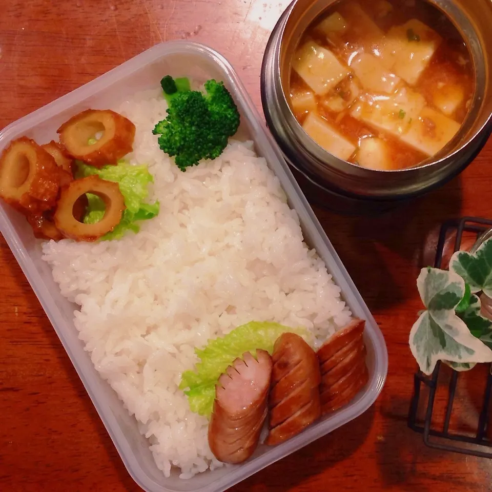 麻婆豆腐弁当|なつこいっきママさん