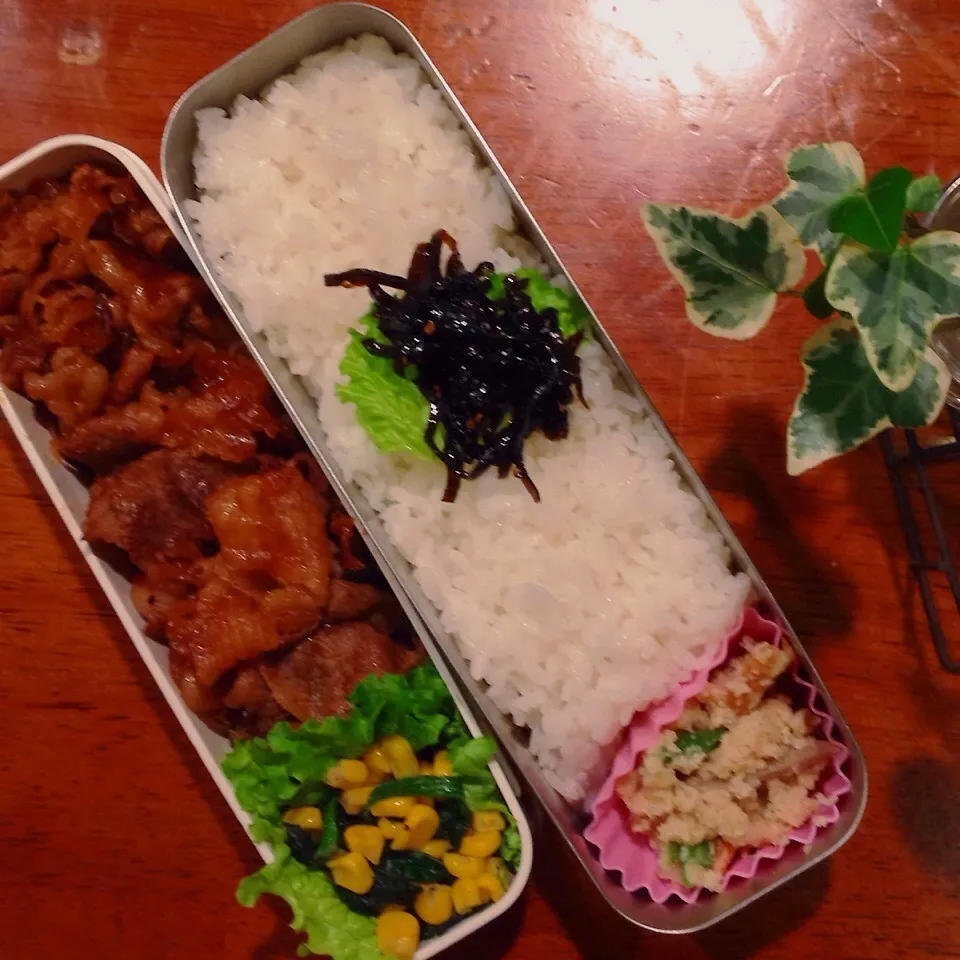 Snapdishの料理写真:カルビ焼肉弁当|なつこいっきママさん