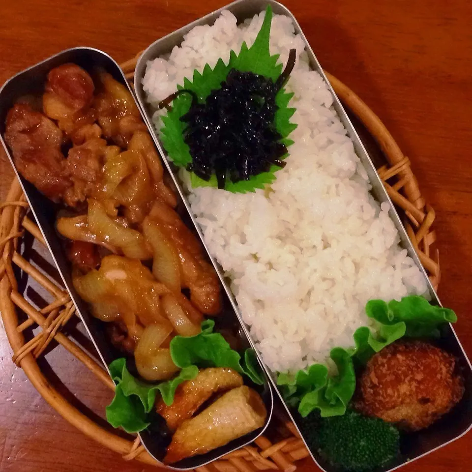 鶏肉すき焼き煮弁当|なつこいっきママさん