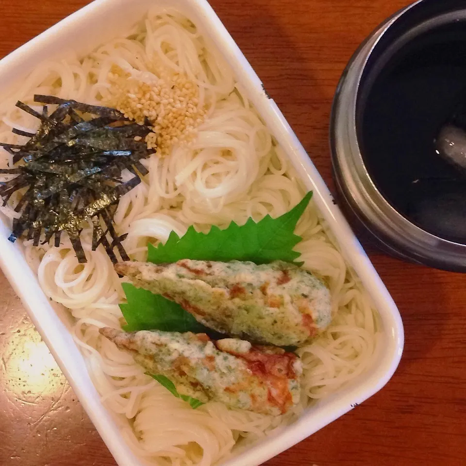 ちくわ天そうめん弁当|なつこいっきママさん