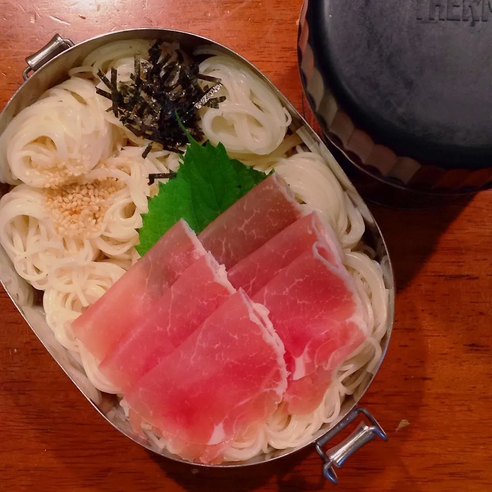 生ハムそうめん弁当|なつこいっきママさん