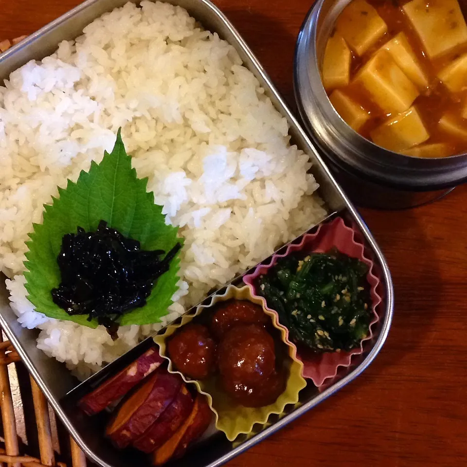 麻婆豆腐弁当|なつこいっきママさん