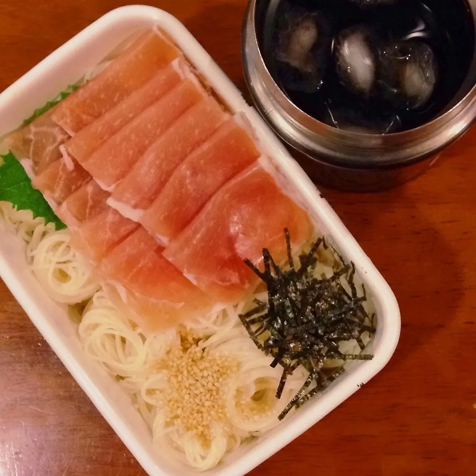 生ハムそうめん弁当|なつこいっきママさん