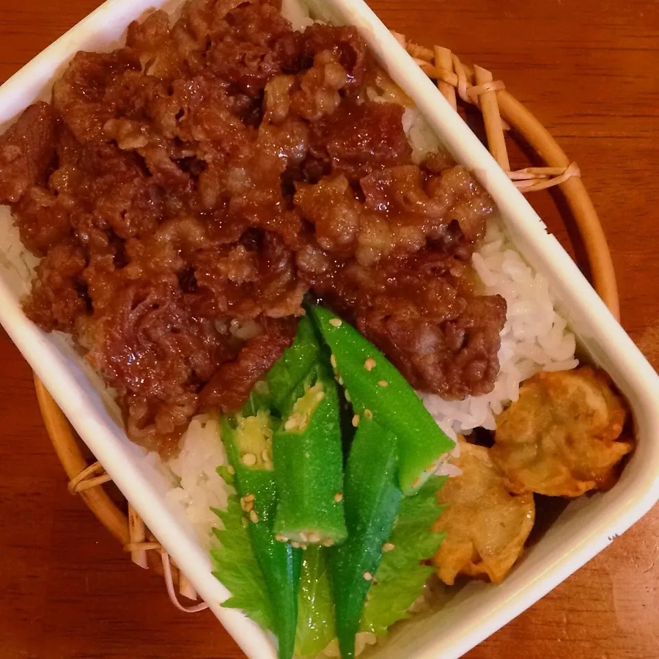 牛甘辛弁当|なつこいっきママさん