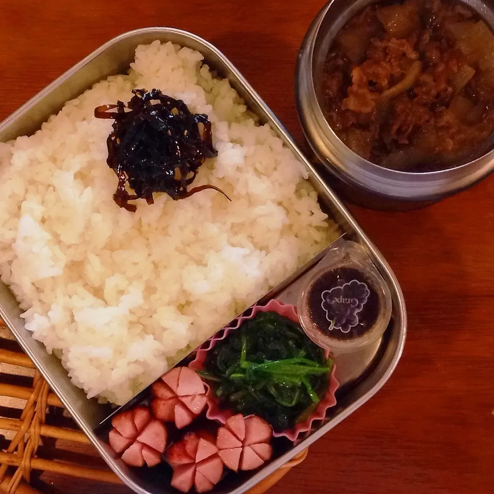 Snapdishの料理写真:牛丼弁当|なつこいっきママさん