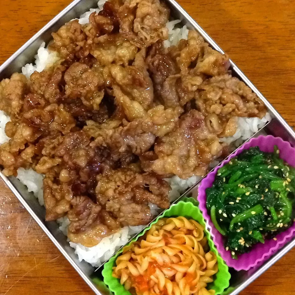 牛甘辛弁当|なつこいっきママさん