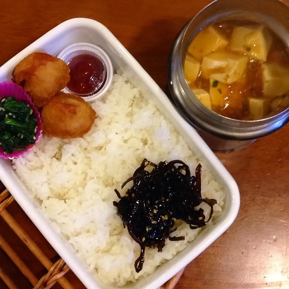 麻婆豆腐弁当|なつこいっきママさん