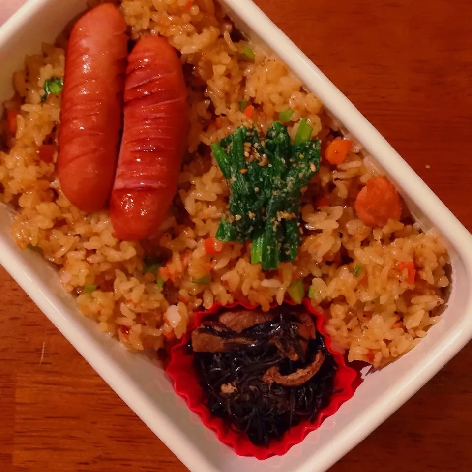 鮭チャーハン弁当|なつこいっきママさん