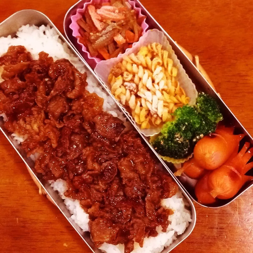 牛カルビ丼弁当|なつこいっきママさん