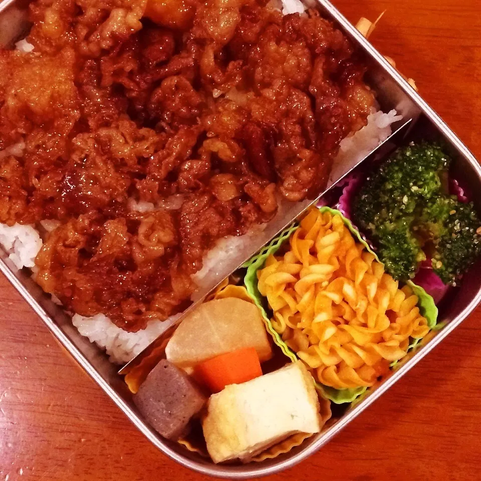 牛甘辛弁当|なつこいっきママさん