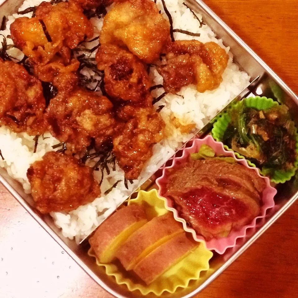 豚から揚げ弁当|なつこいっきママさん