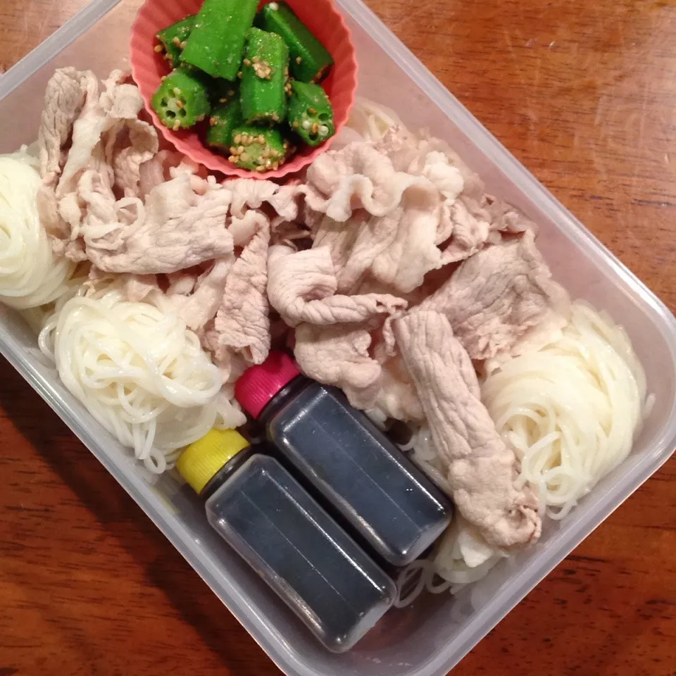 豚しゃぶそうめん弁当|なつこいっきママさん