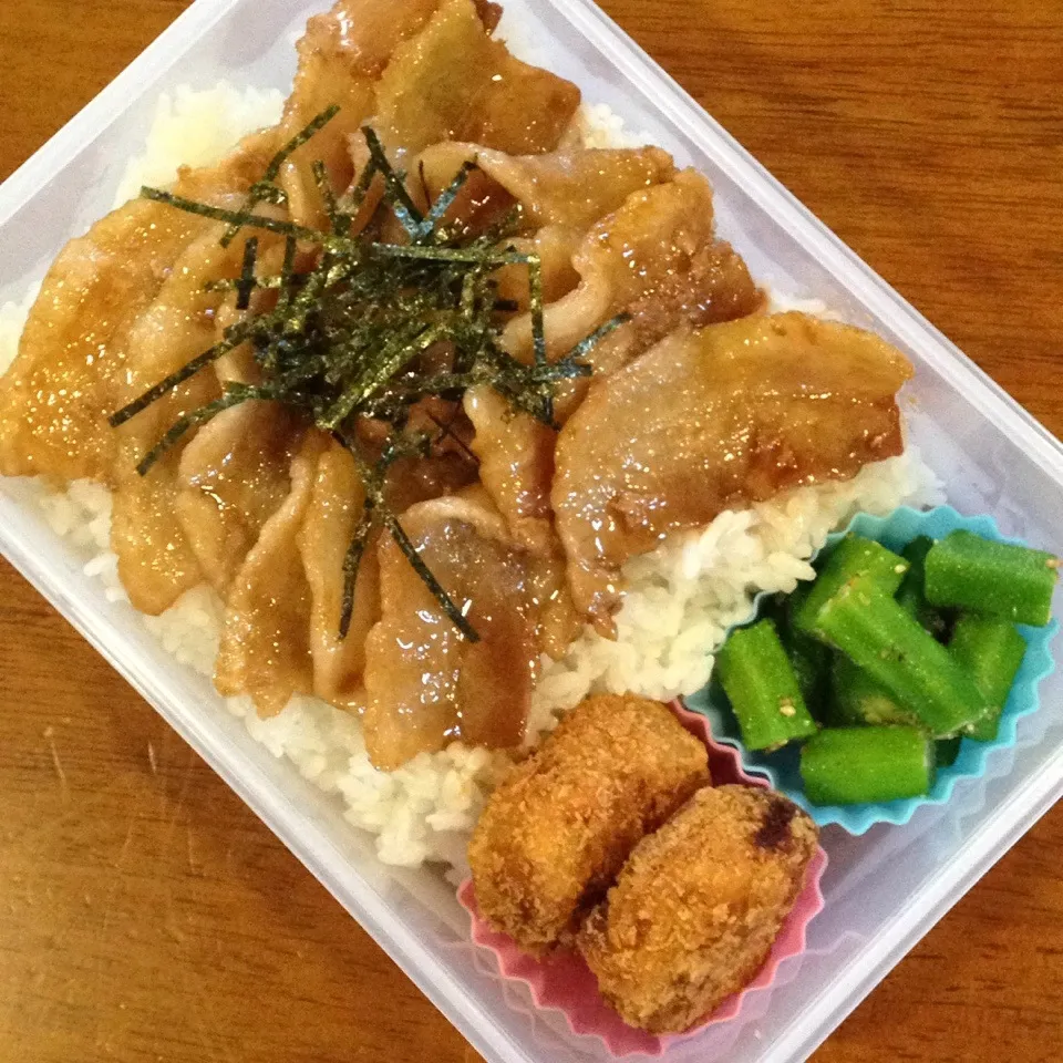 Snapdishの料理写真:豚バラ甘辛弁当|なつこいっきママさん