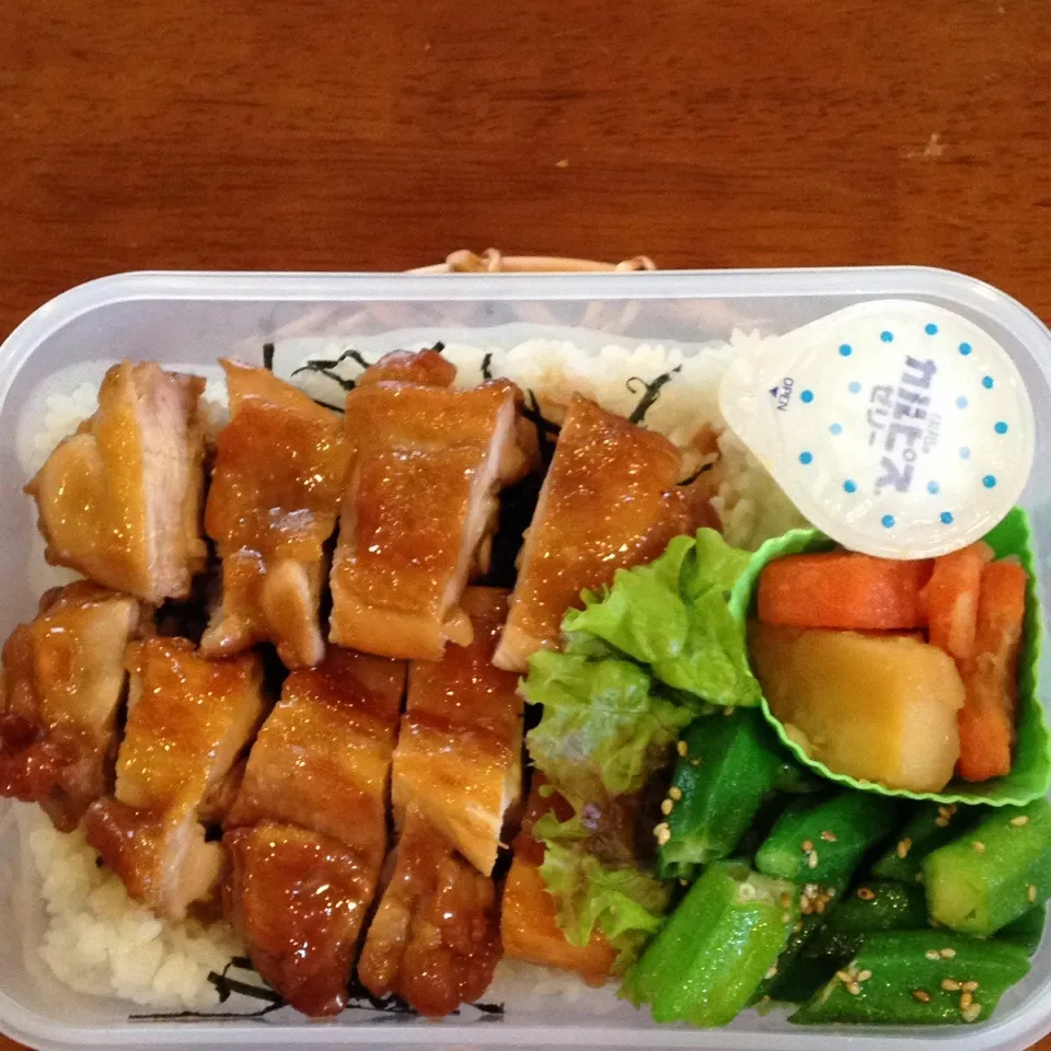 照り焼きチキン弁当|なつこいっきママさん