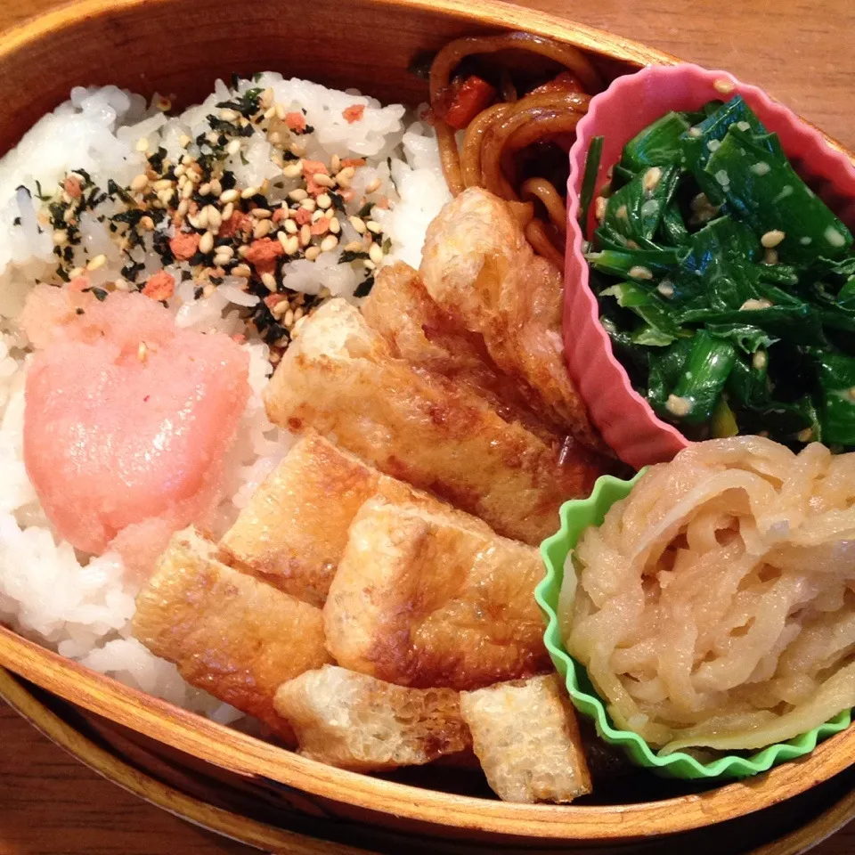 焼き油揚げ弁当|なつこいっきママさん