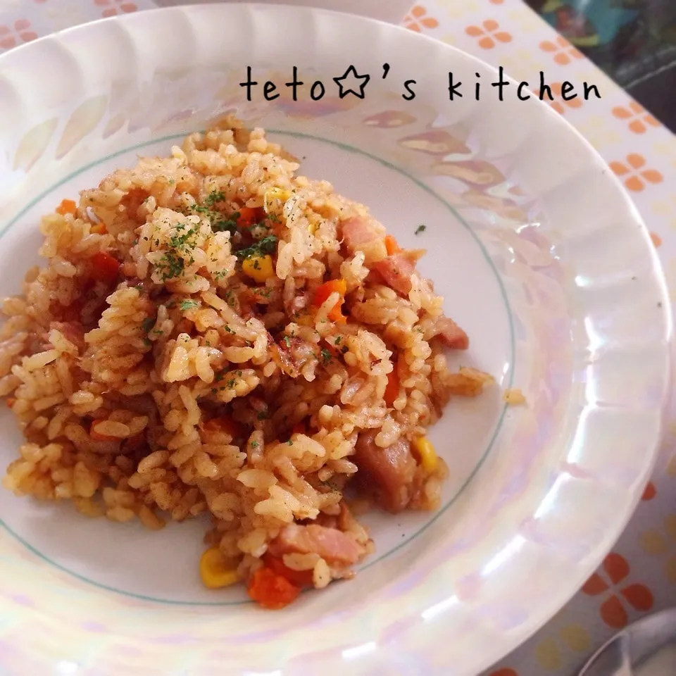 炊飯器で☆レトルトで☆☆簡単カレーピラフ|みぃ☆さん