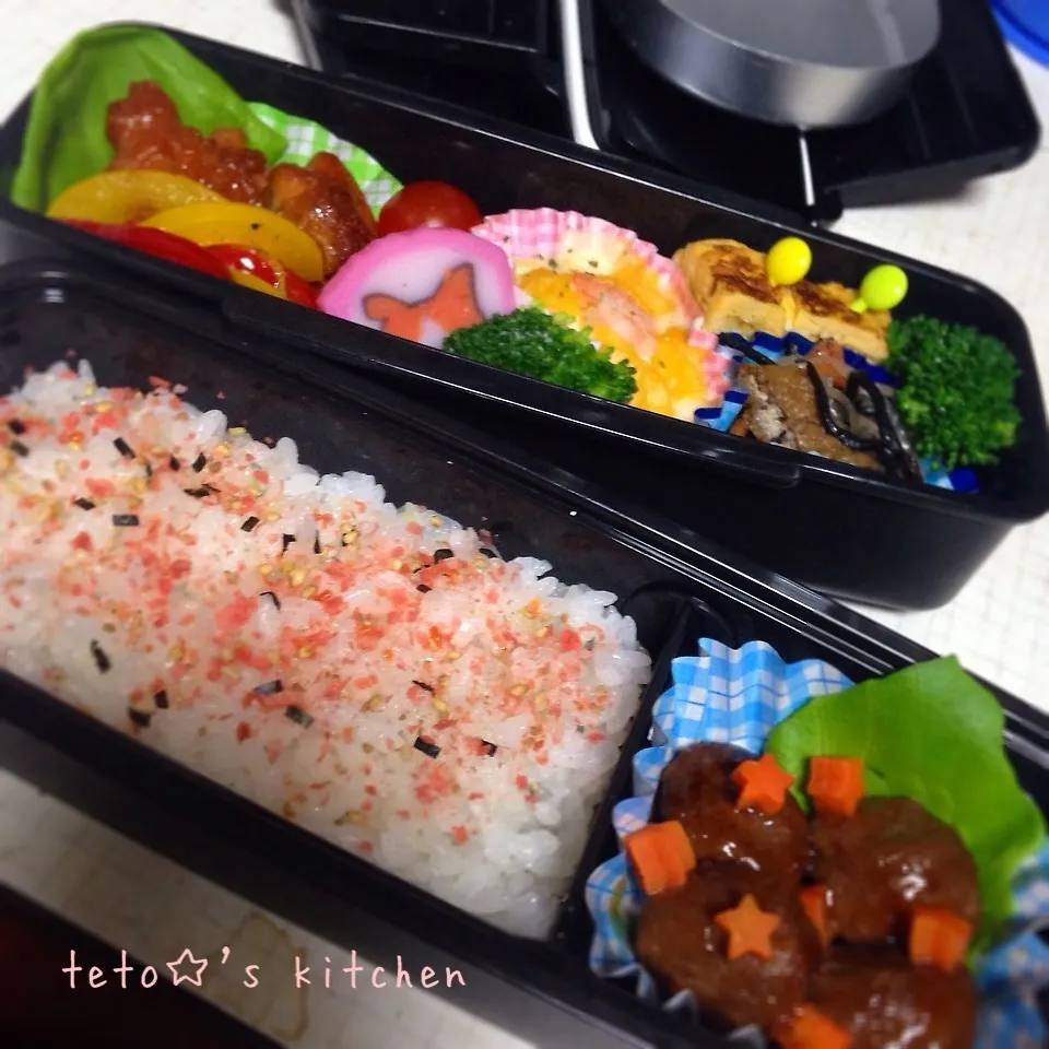 小3男子☆お弁当|みぃ☆さん