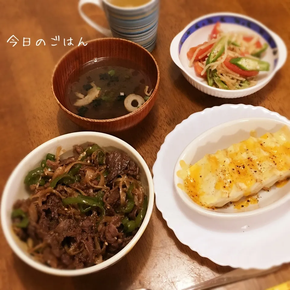 Snapdishの料理写真:きんぴら丼|teritamagoさん