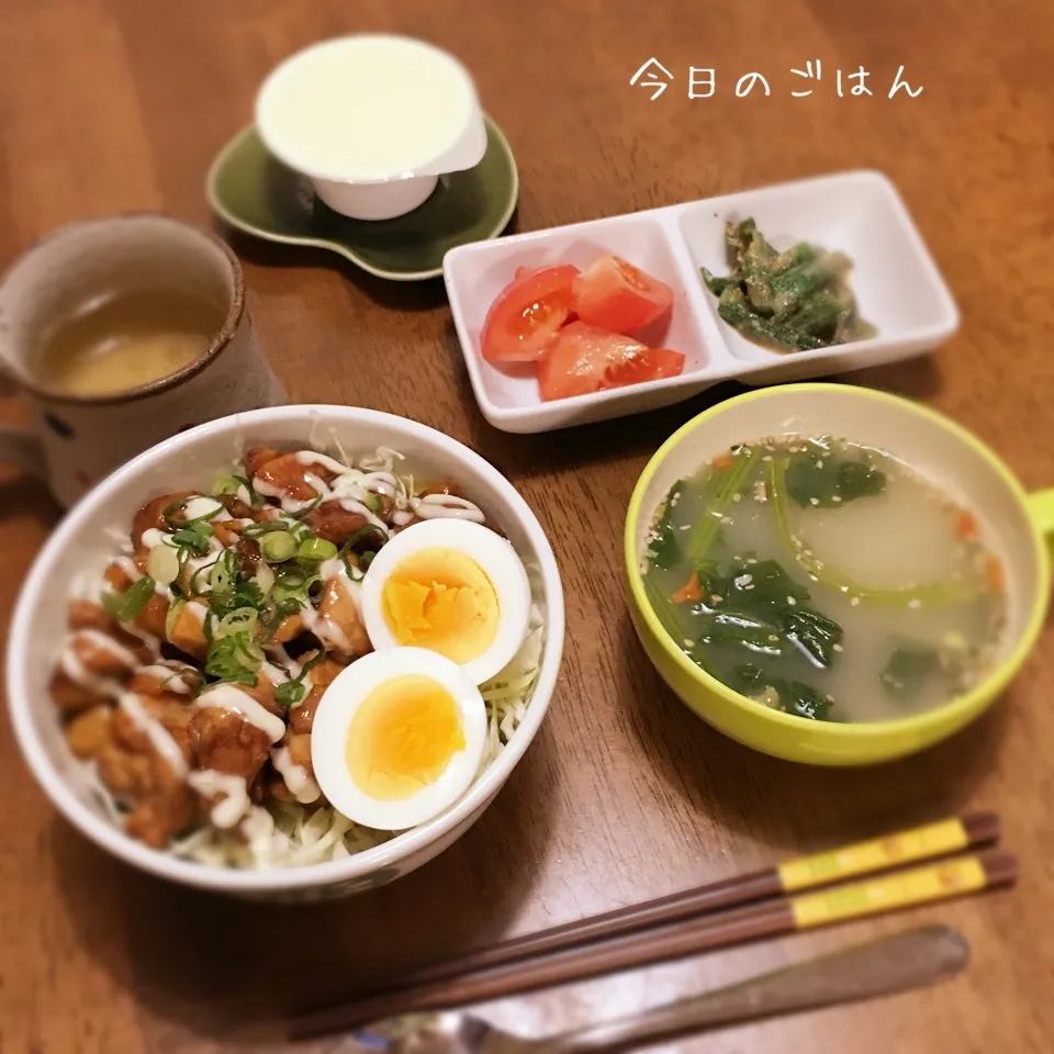 鶏ももの照りマヨ丼|teritamagoさん