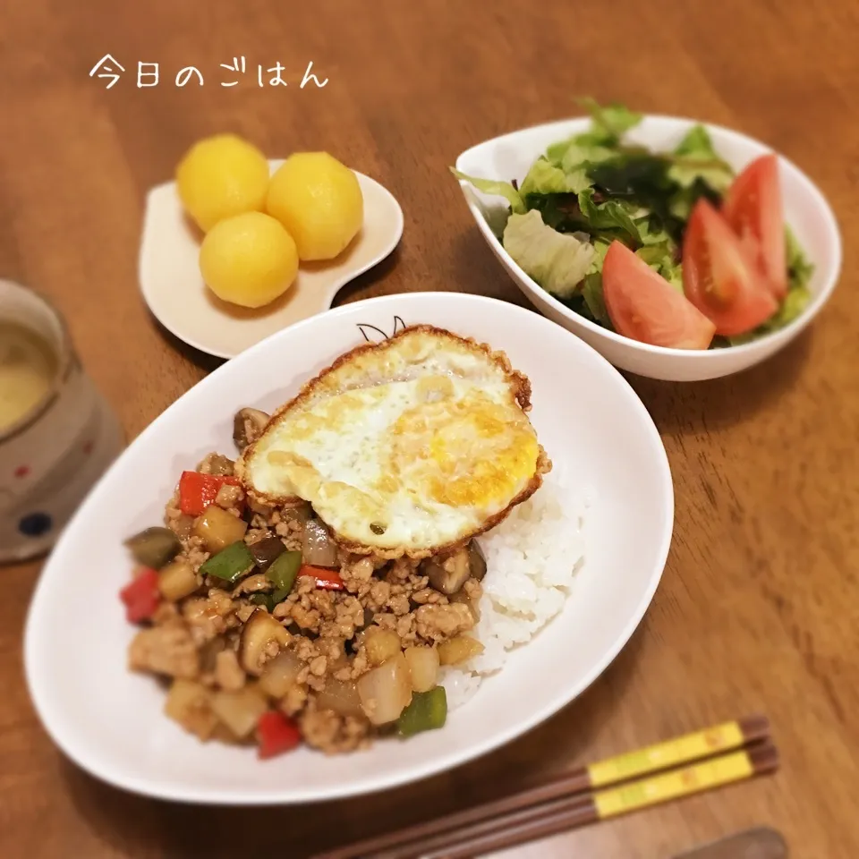 Snapdishの料理写真:ガパオ風ライス|teritamagoさん