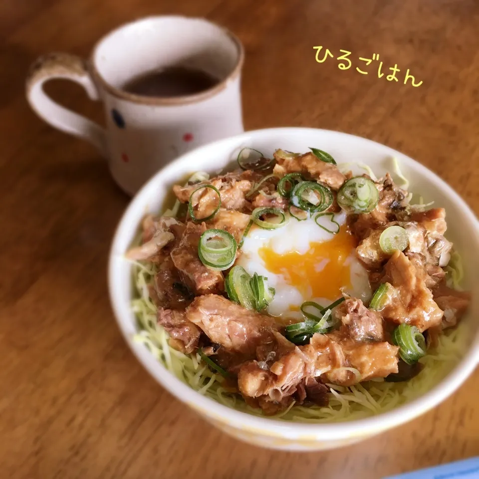 鯖缶丼|teritamagoさん