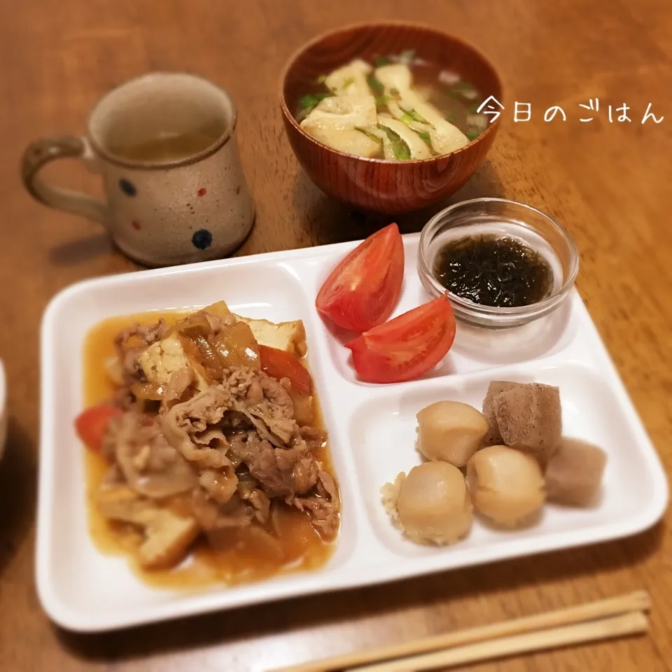 Snapdishの料理写真:豚こまと大根の甘辛炒め煮|teritamagoさん