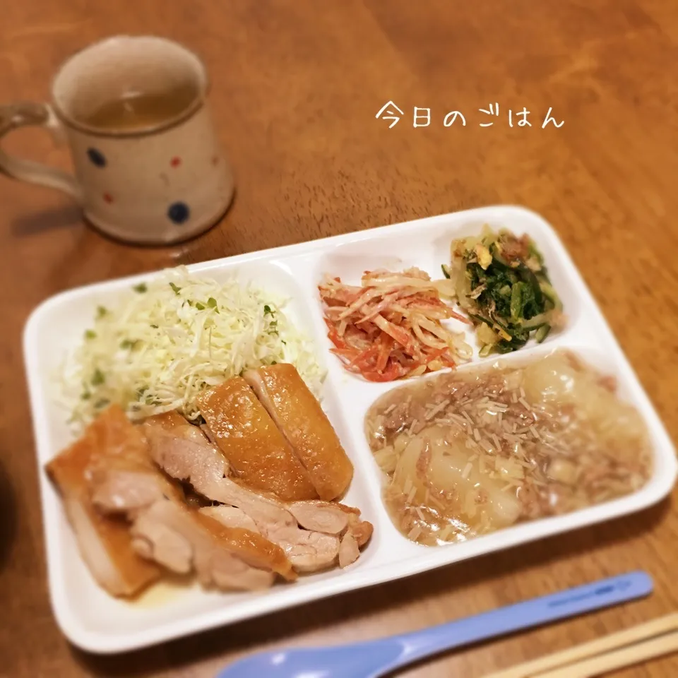 Snapdishの料理写真:レンチン・照り焼きチキン|teritamagoさん