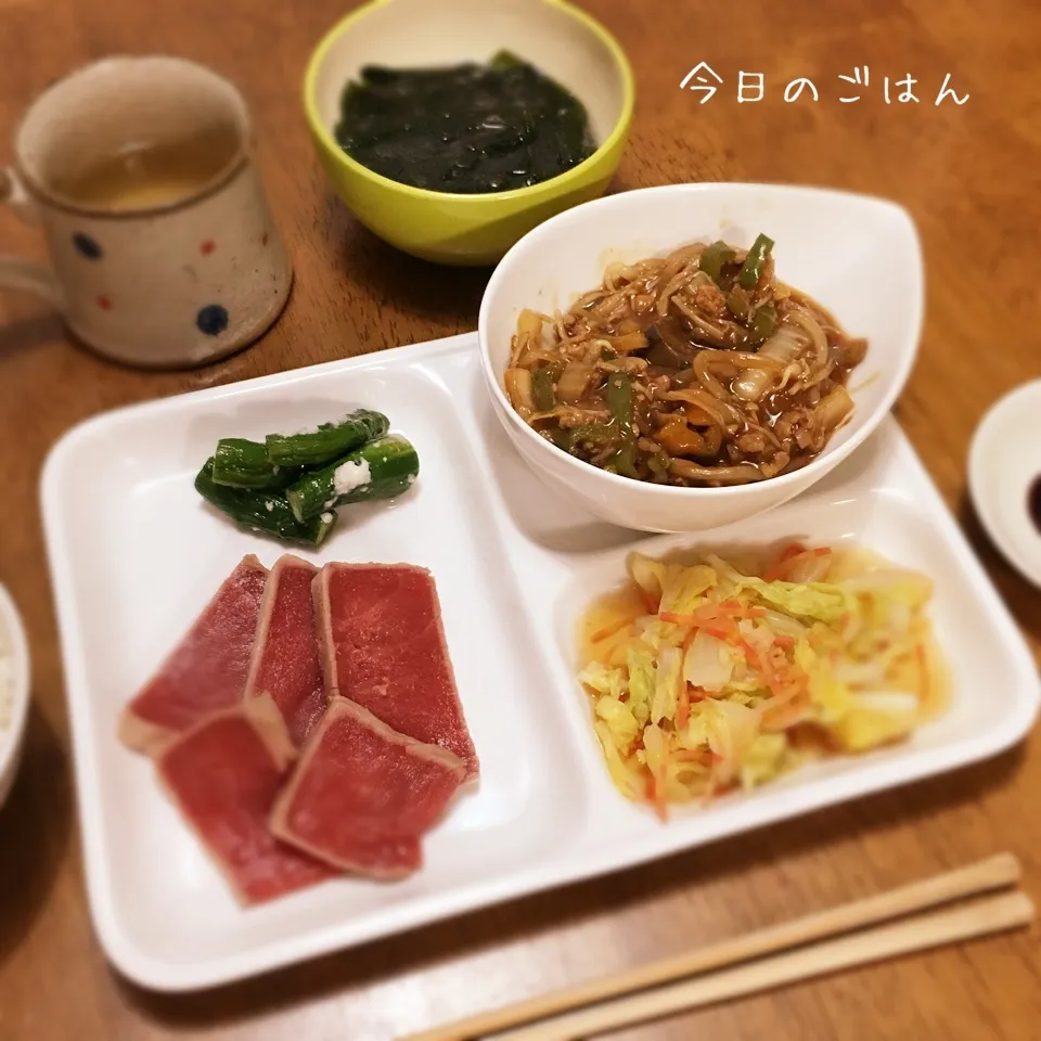 Snapdishの料理写真:鮪のたたき|teritamagoさん