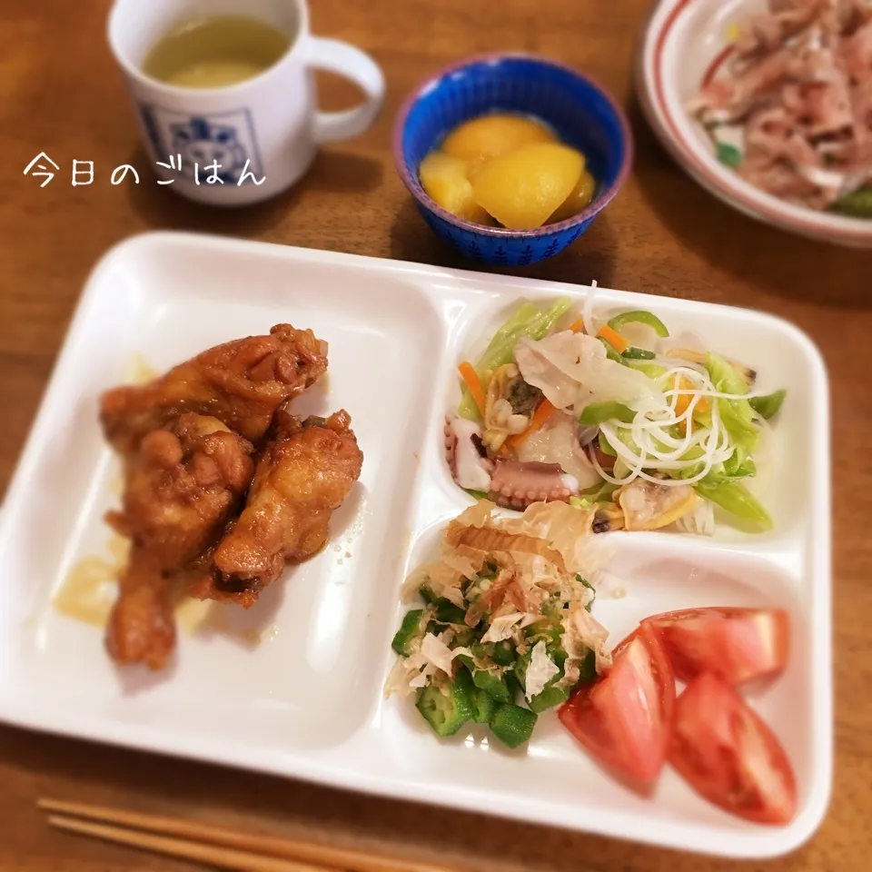 Snapdishの料理写真:手羽元のさっぱり煮|teritamagoさん