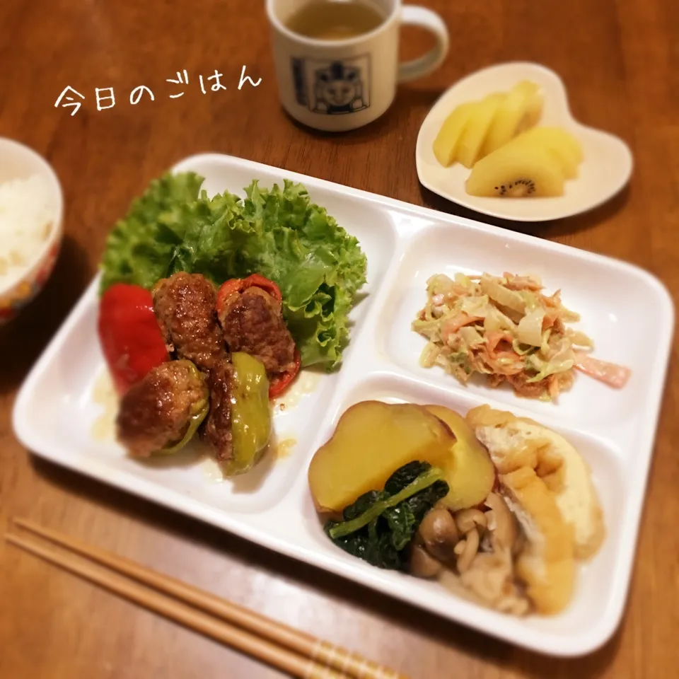 Snapdishの料理写真:ピーマンの肉詰め|teritamagoさん