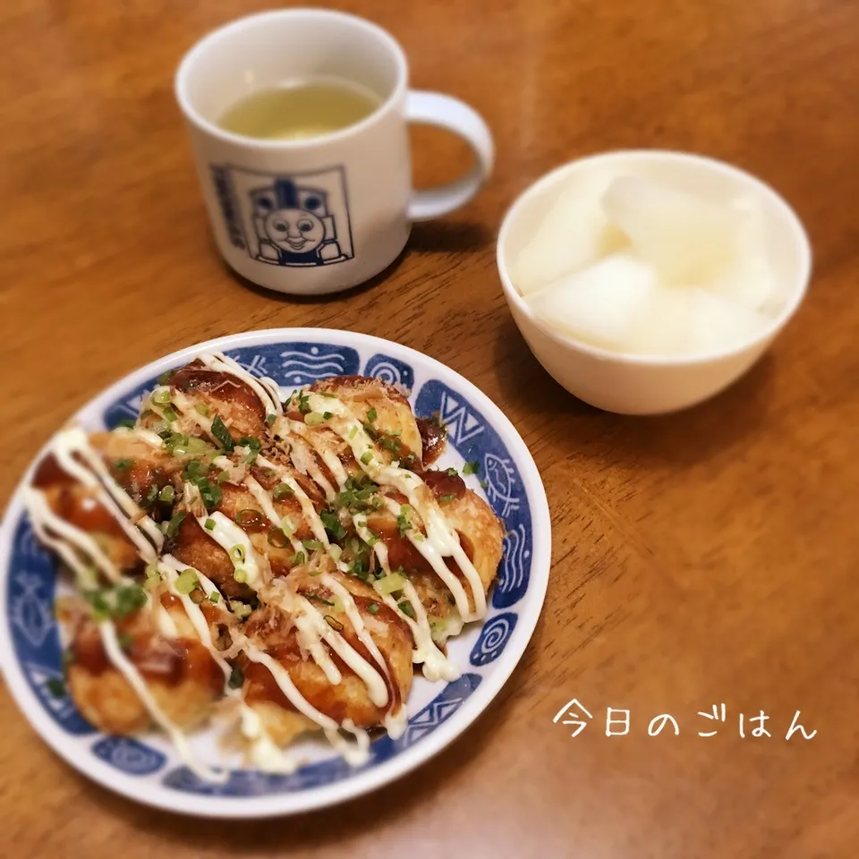 Snapdishの料理写真:たこ焼き|teritamagoさん