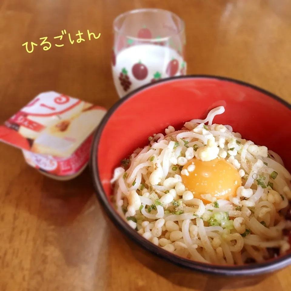 月見ぶっかけうどん|teritamagoさん